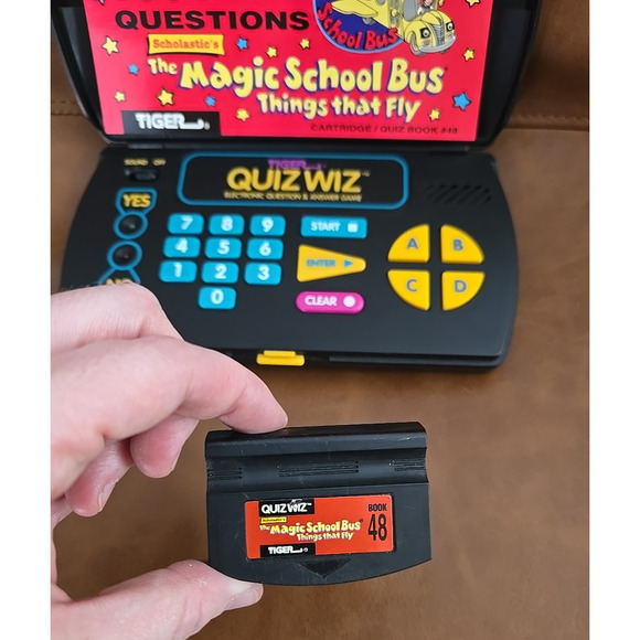 Vintage Tiger Quiz Wiz Electronic 1001 Question Game & 1 Cartridge #48 EW2096 - Picture 2 of 5